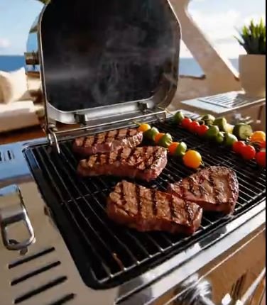 BBQ service on board