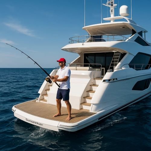 Yacht fishing