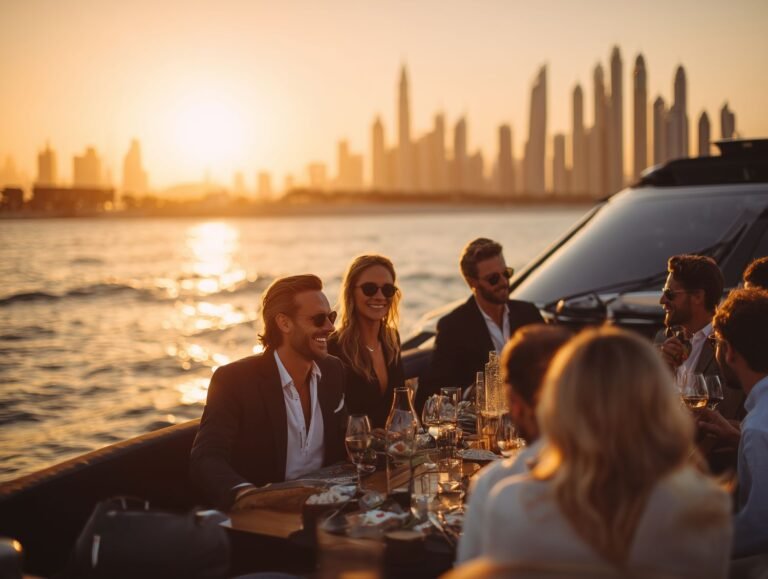 party yacht in Dubai